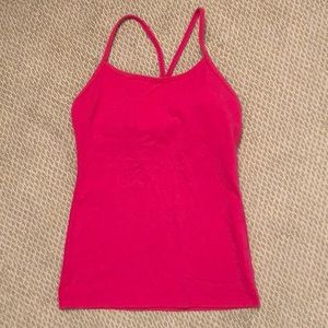 Lululemon Pink Thin Strap Top